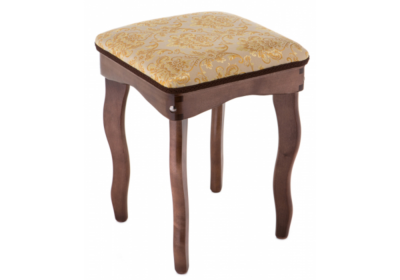 Табурет Орфео орех / бежевый (35x35x). 