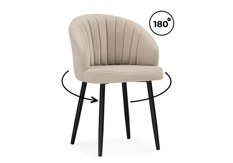 Стул на металлокаркасе Бэнбу marseille 13 данс / черный (57x48x80). 