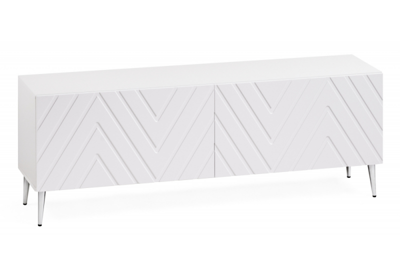 ТВ-тумба Мариана белый матовый (150x36x40). 